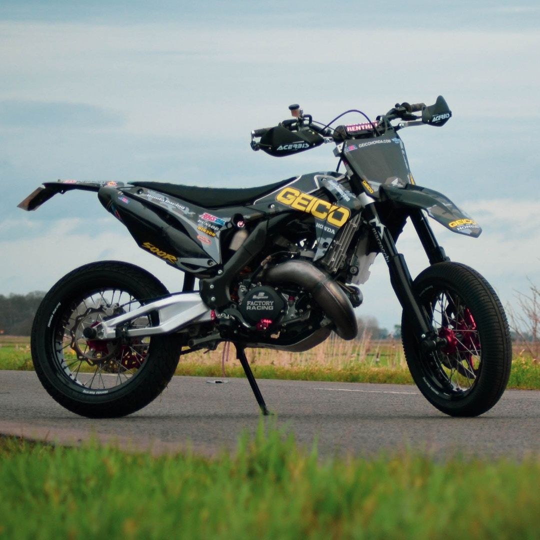 HONDA CR 500 2 TEMPOS - O CANHÃO DE TRILHA E SUPERMOTO 