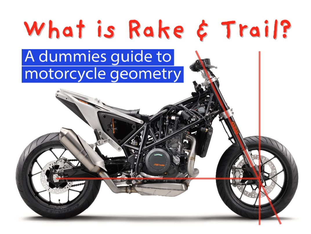 What is Motorcycle Rake and Trail?