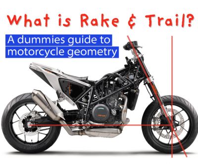 What is Motorcycle Rake and Trail?