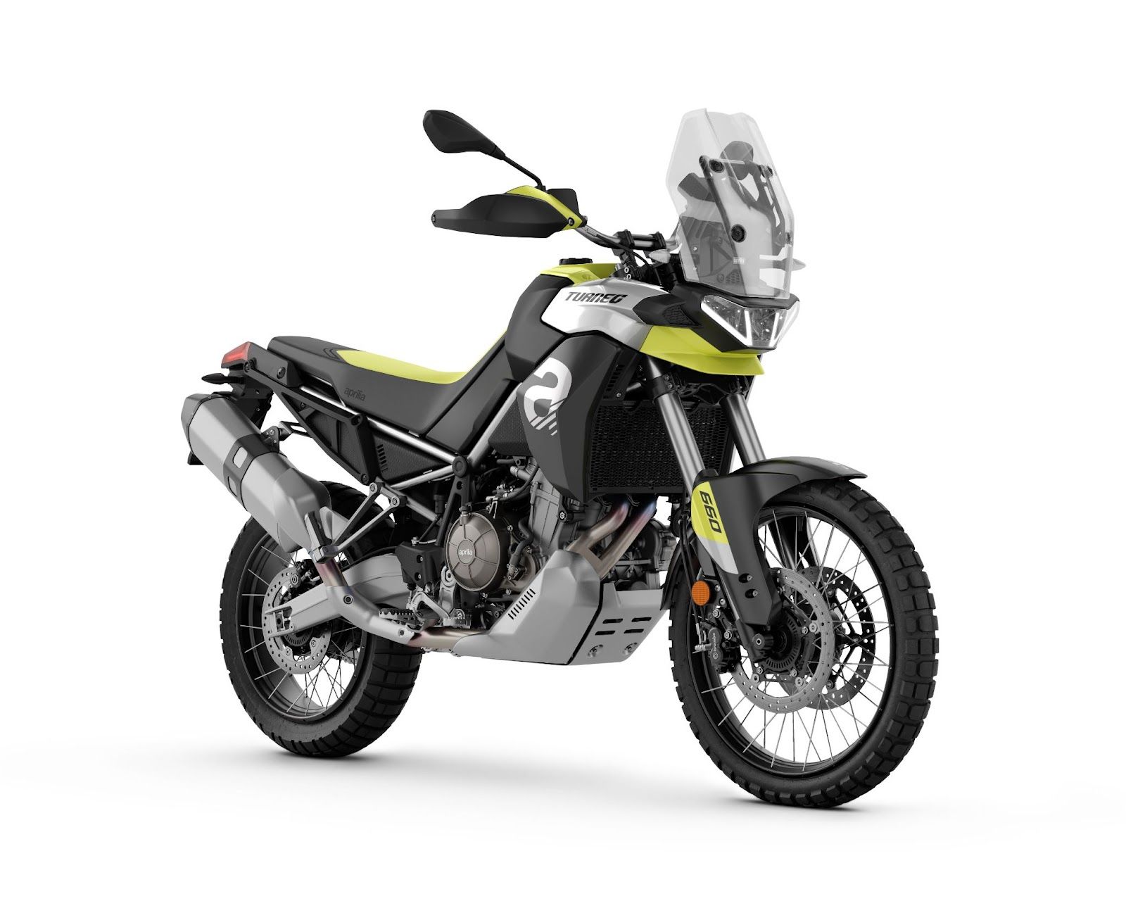 Aprilia Tuareg 660 in yellow