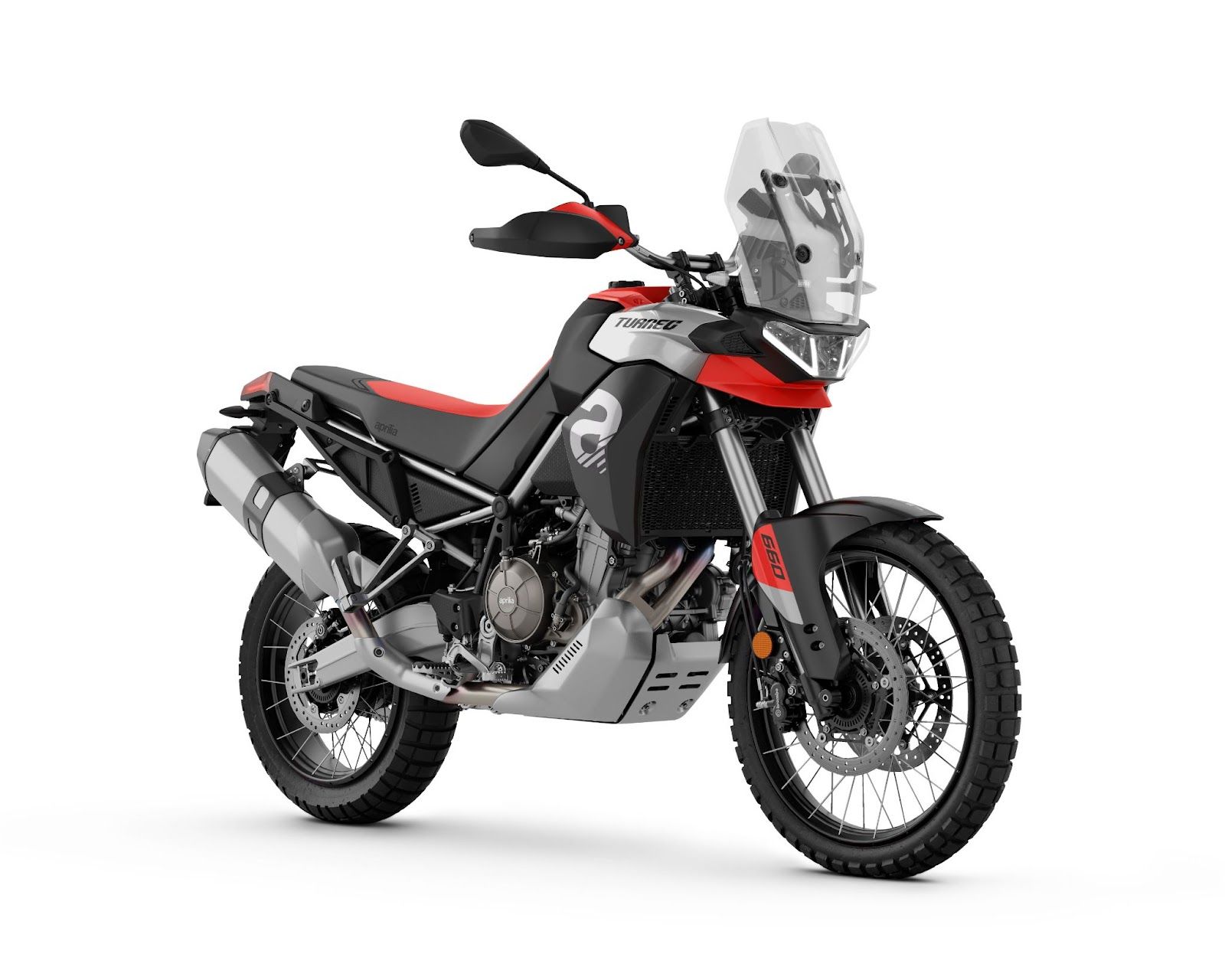 Aprilia Tuareg 660 studio image white background