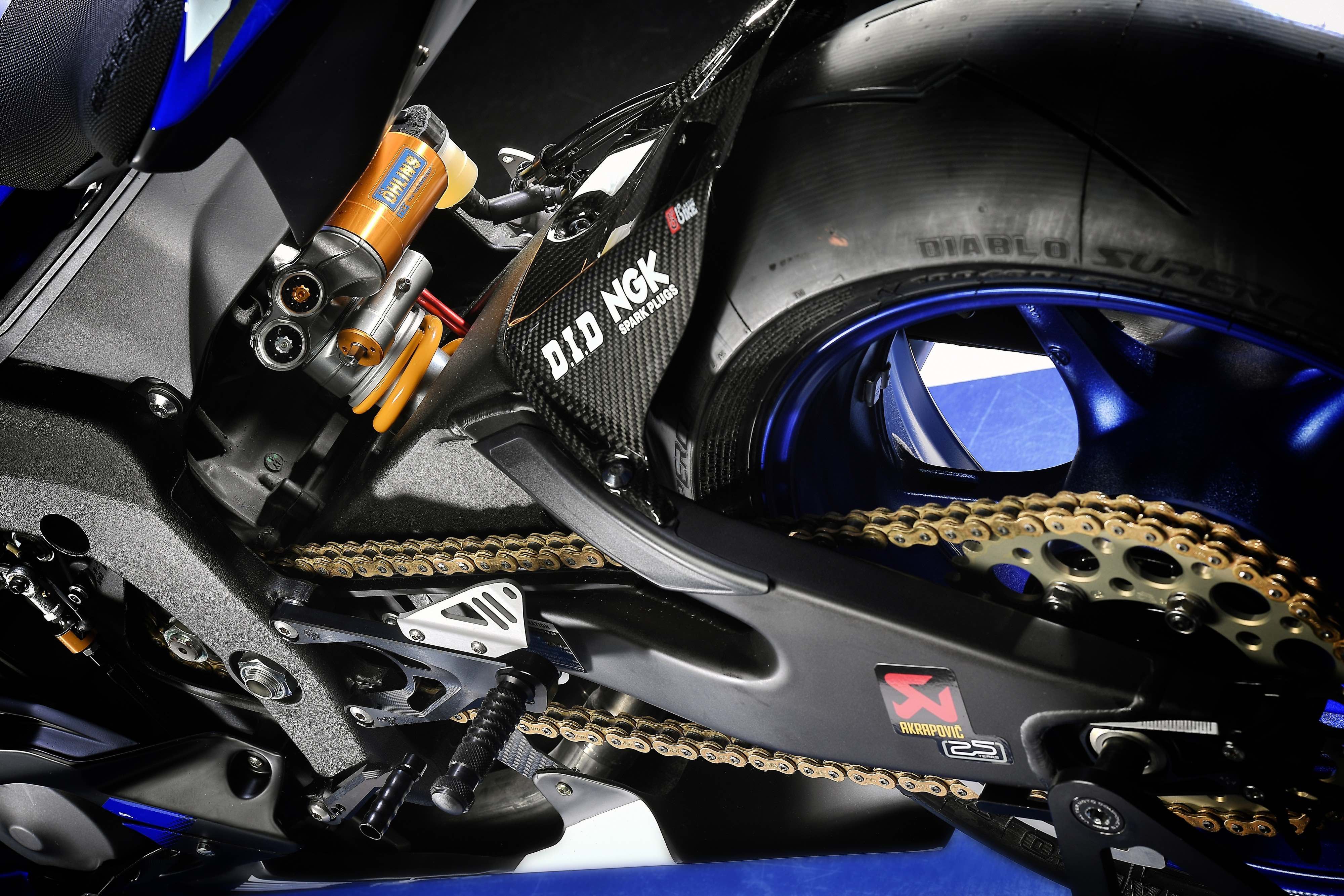 Race Ready R6 Supersport swingarm close up