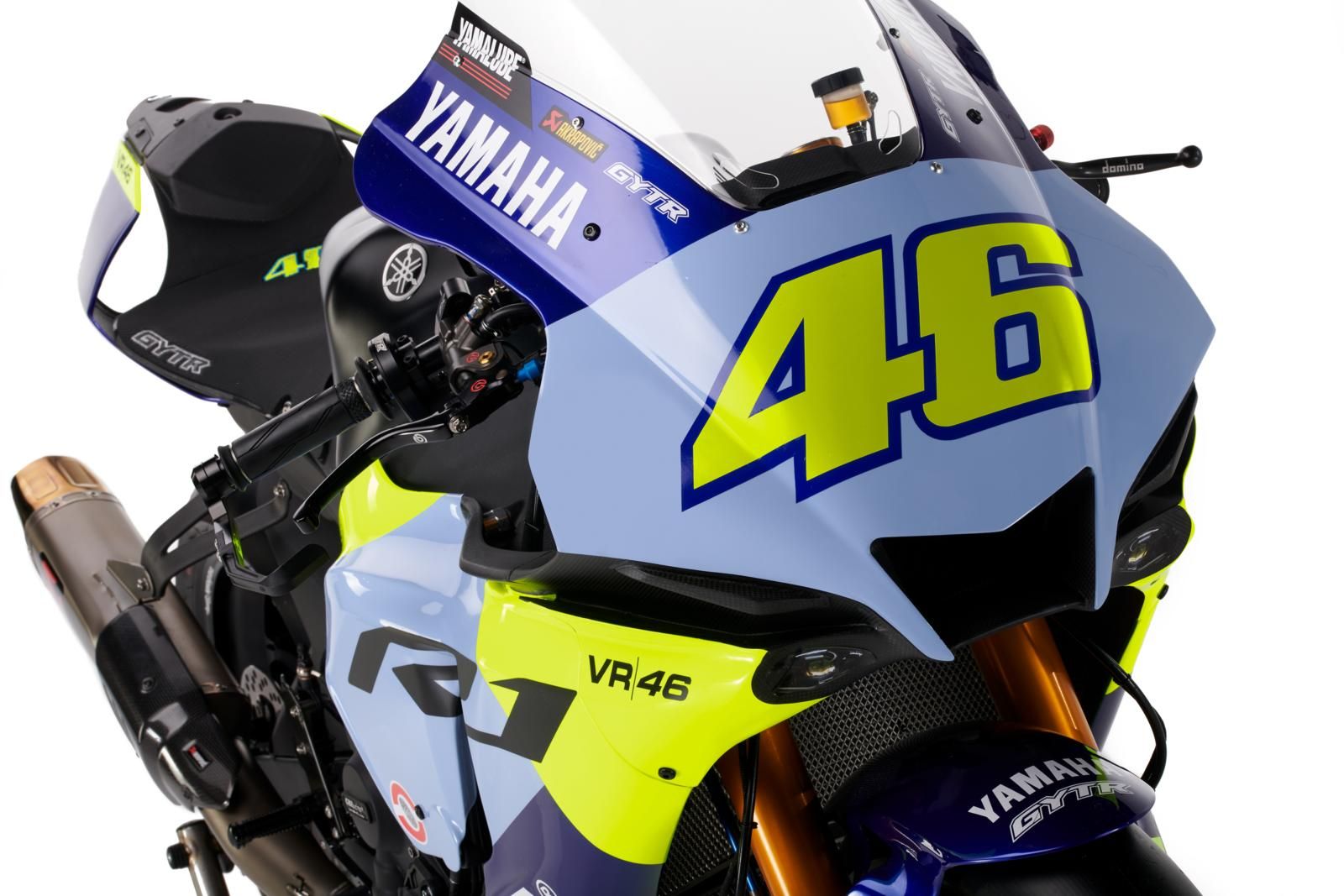 R1 GYTR VR46 static detail front fairing