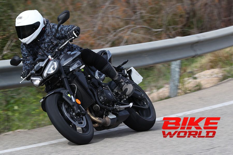 2023 Triumph Street Triple R Cornering On Road