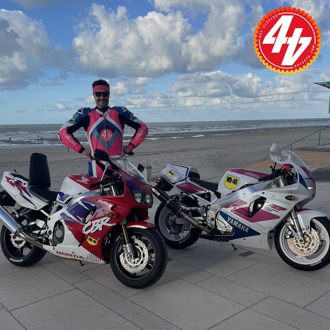 44Teeth Chris Eades - Posing for BeMoto Motorcycle Insurance