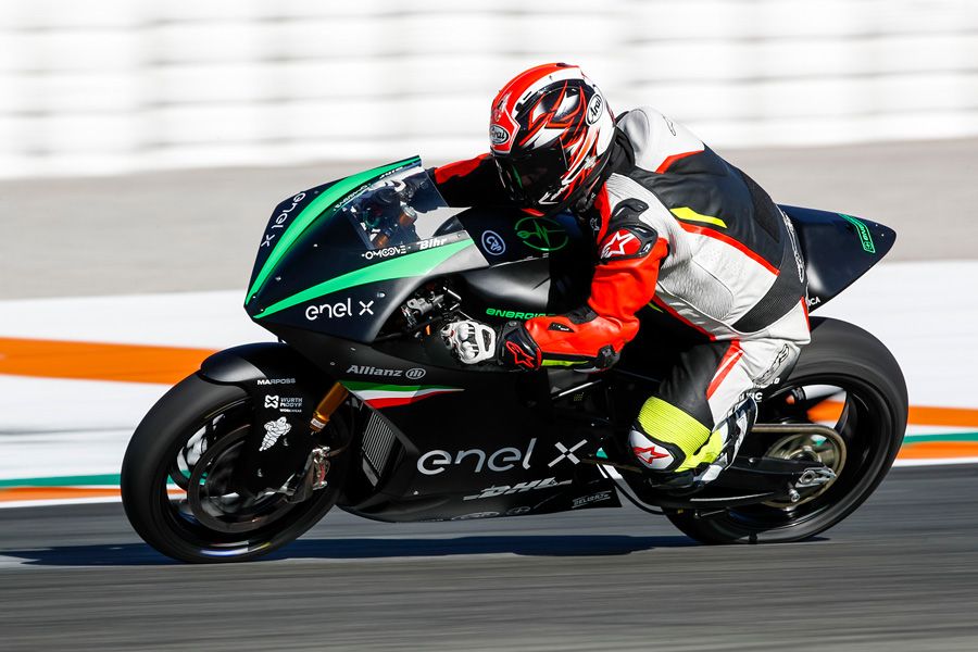 Alan Dowds MotoE test ride