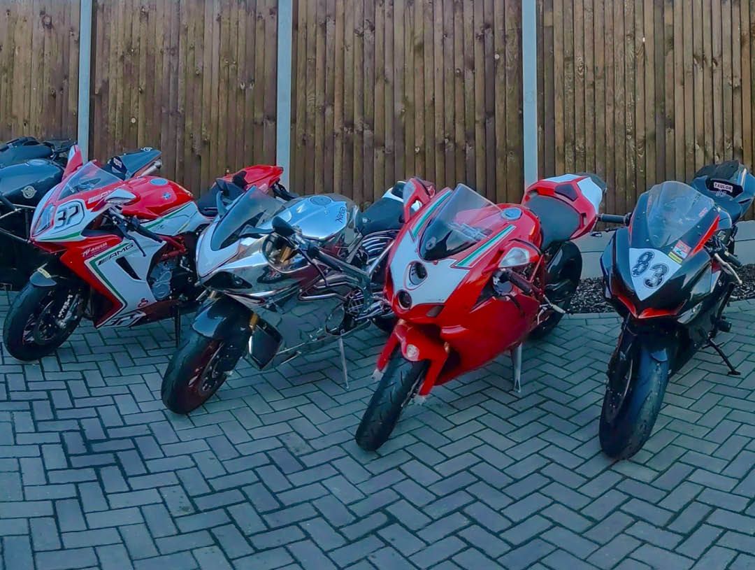 Motorcycle line-up