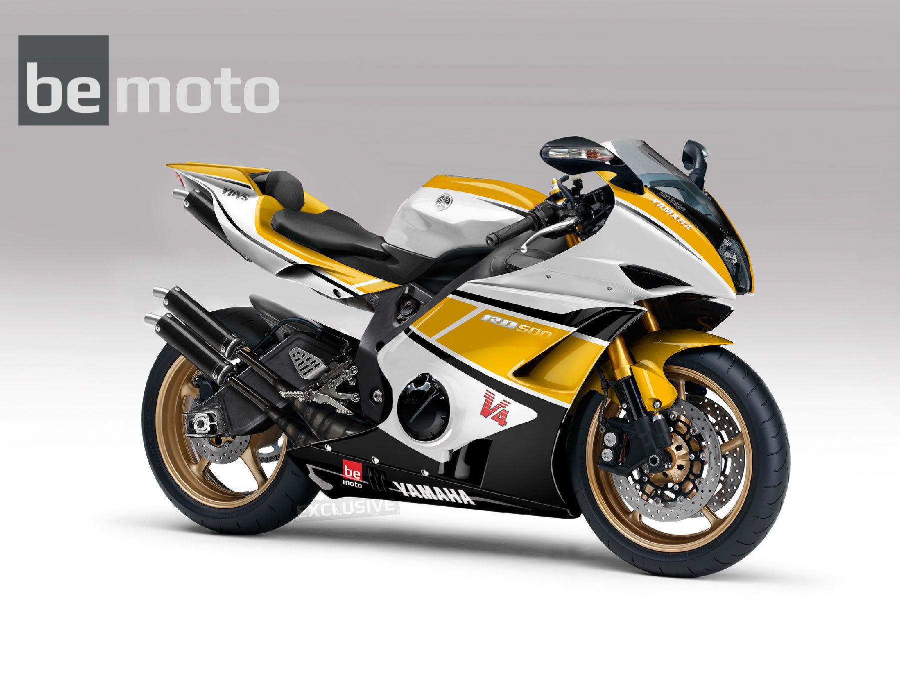 Yamaha RD500 Concept Bike 2016 Yellow