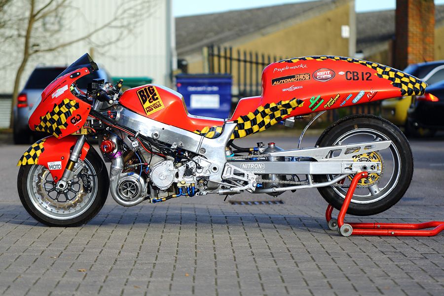 Big CC Huyabusa with a long swingarm