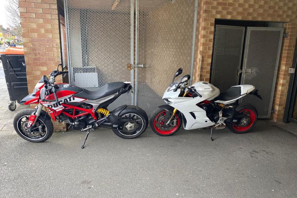 BikeTrac motorbike tracker review - two stolen ducatis recovered