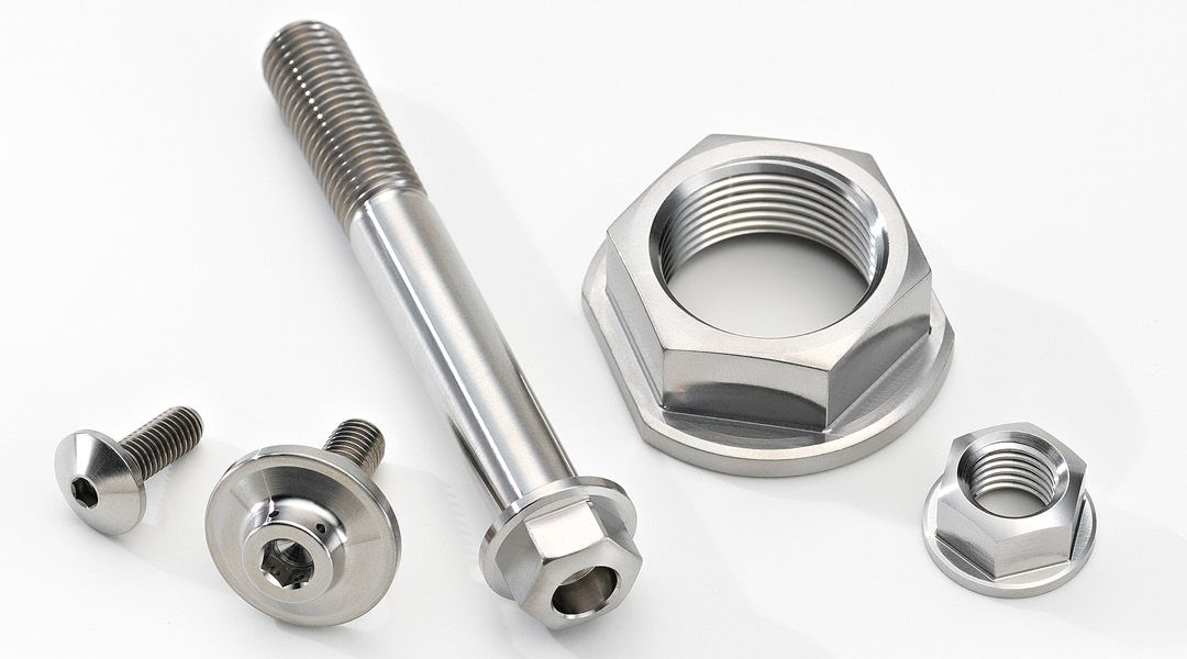 Titanium Bolts from BMW HP4 Motorcycle