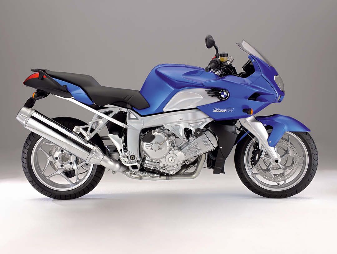 BMW K 1200 R Sport right side static blue studio