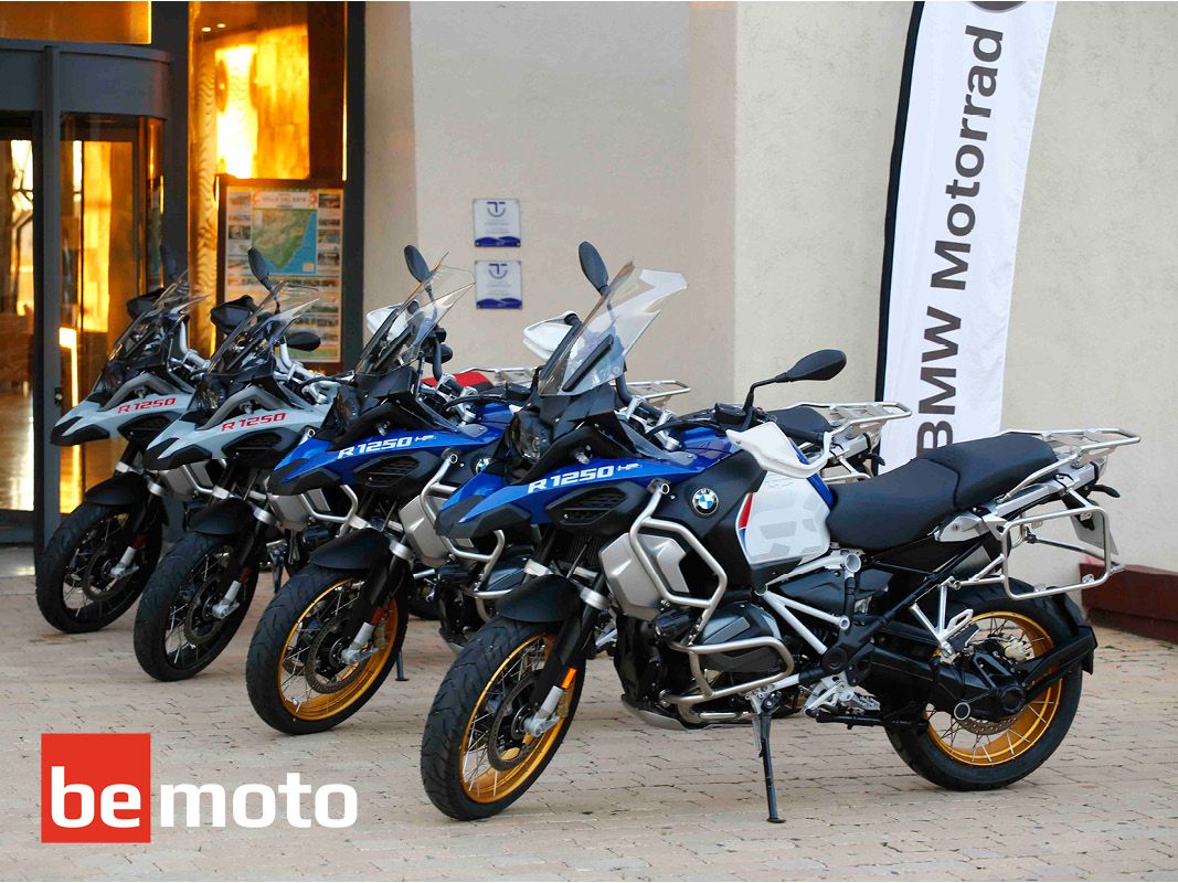 BMW R1250 GS Adventure launch bikes lined up