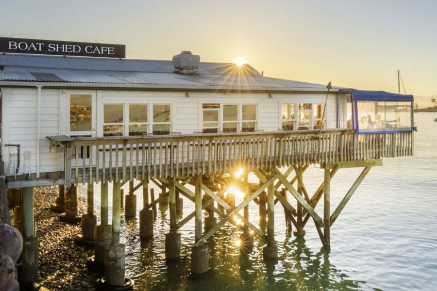 The Boat Shed Cafe in Nelson NZ