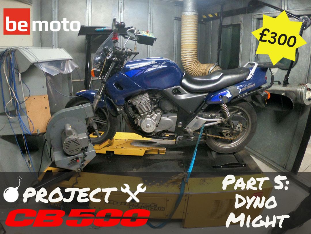 BeMoto Project Honda CB500 Part 5 Dyno