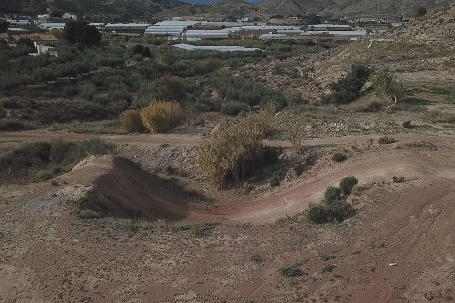 The Cehegin bomb hole in Murcia Spain