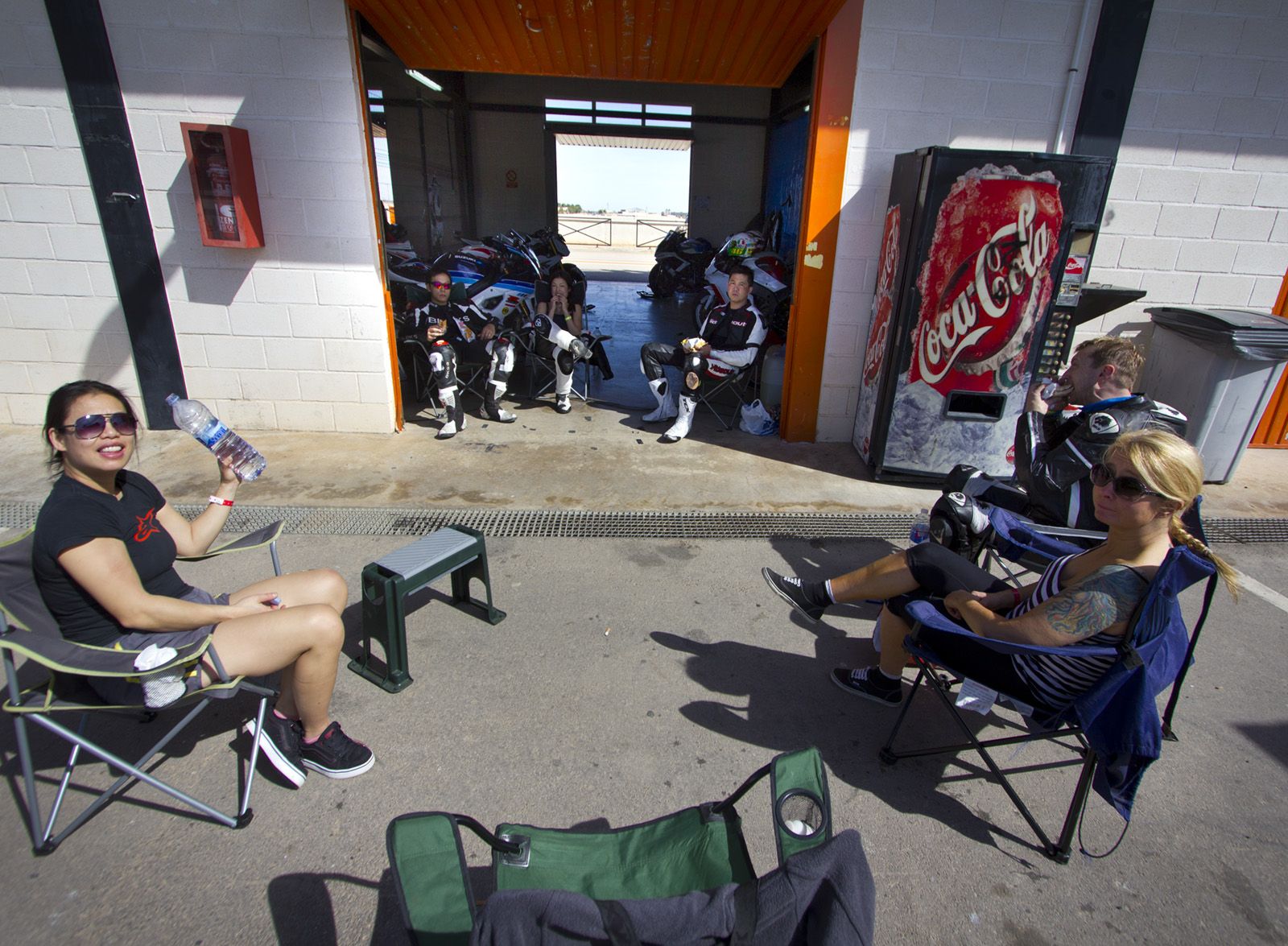 Chilling out at Cartagena Trackday