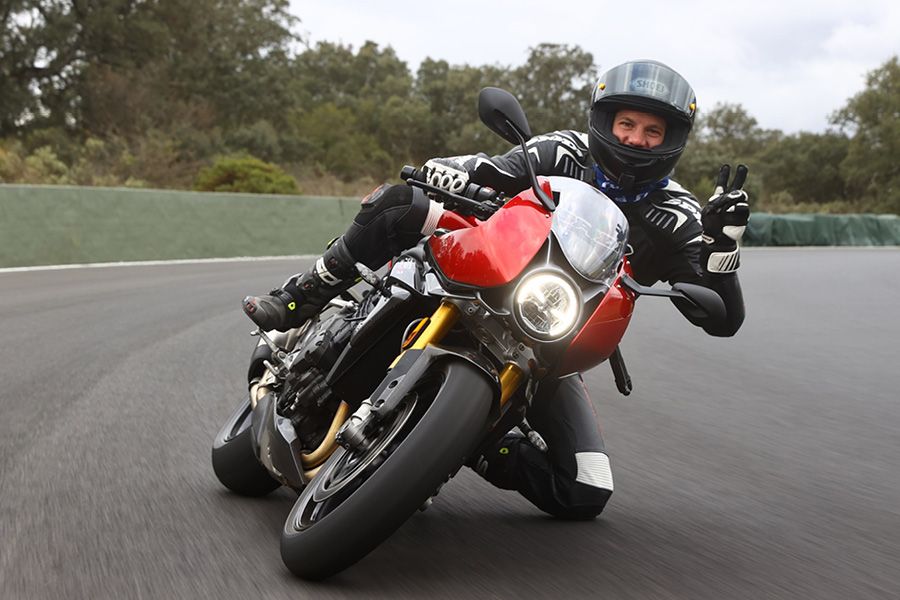 Chris Northover Multibike Garage Action Shot