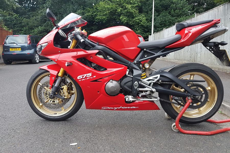 Chris Northover's Triumph Daytona 675