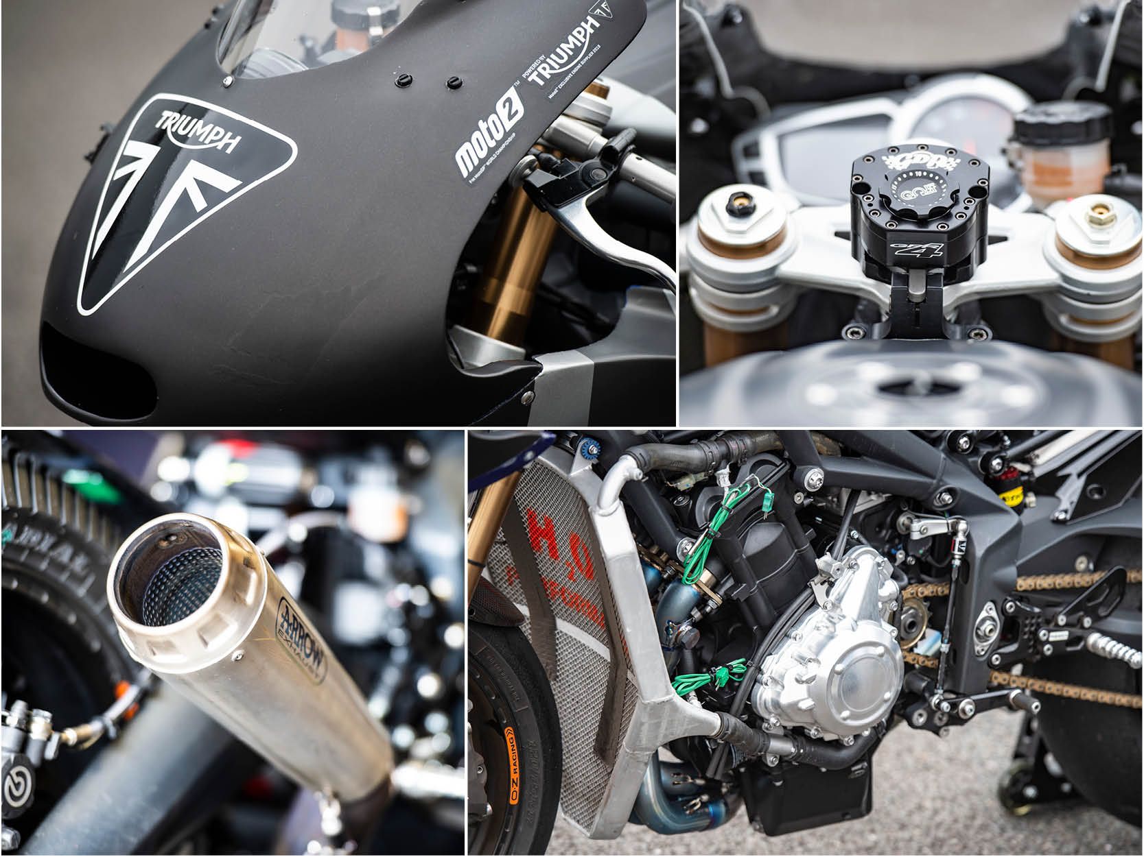 Detailed Images of Triumph Moto2 765 Race Bike