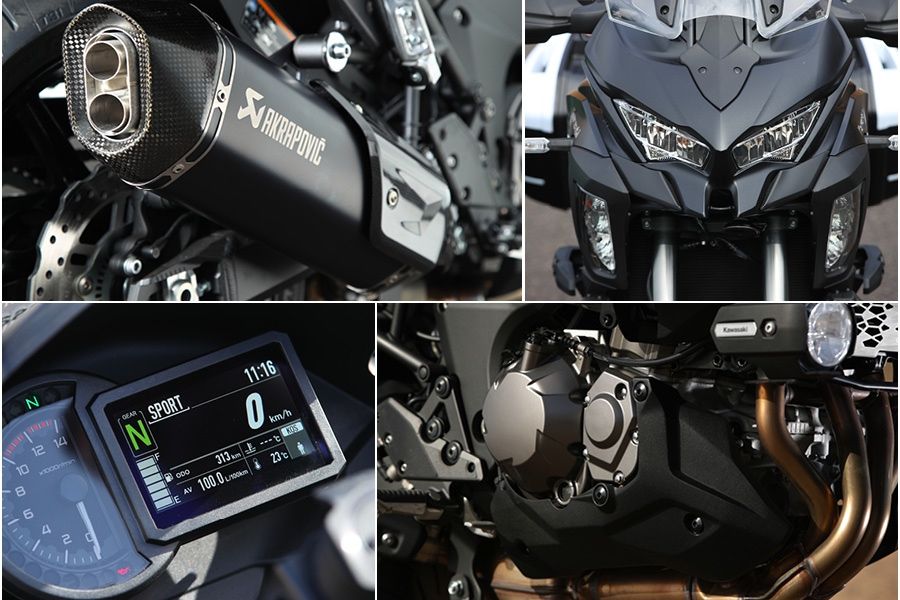 Detailed Kawasaki Versys 1000 Images