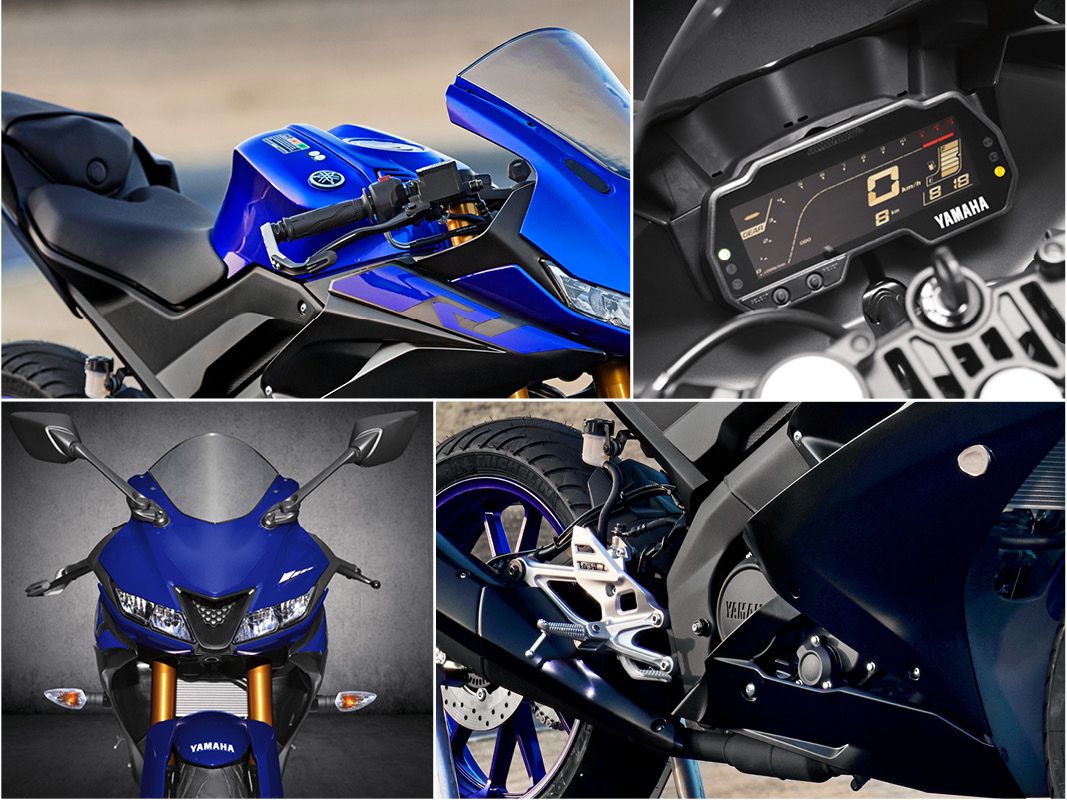 Detailed images of Yamaha R125 2019