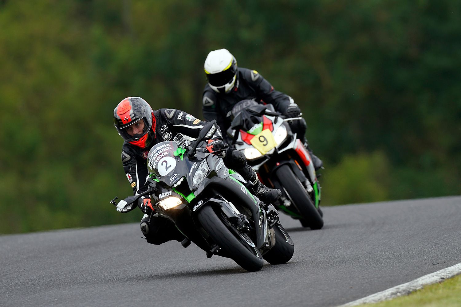 California Superbike School Kawasaki ZX-10R on circuit