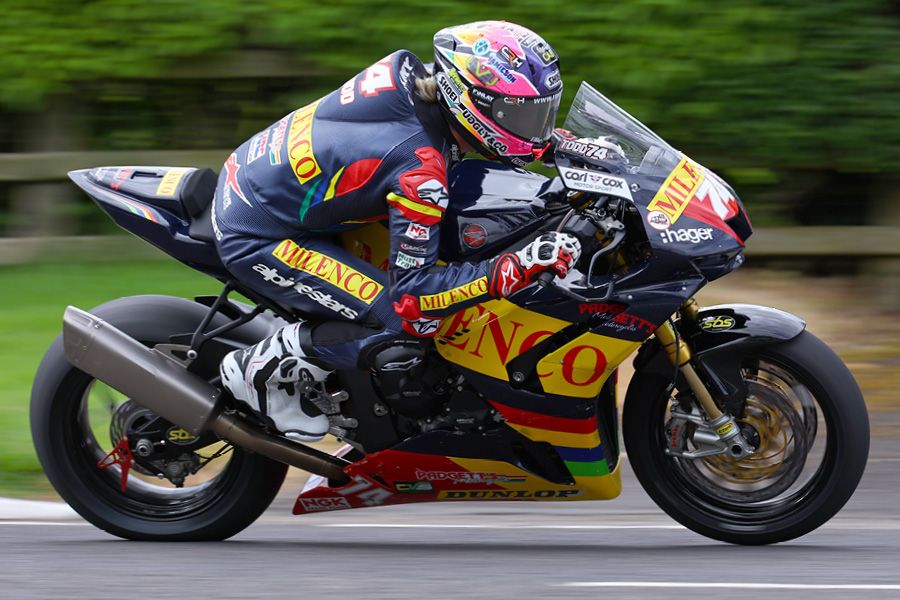 Davey Todd Milenco by Padgets Honda at North West 200