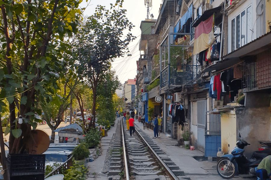 Train Street In Hanoi