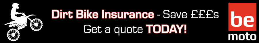 BeMoto Dirt Bike Insurance quote banner
