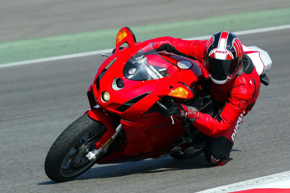 Ducati 749R on track