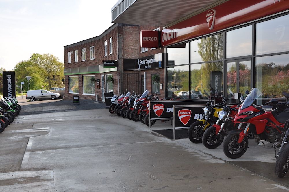 Seastar Ducati Norwich front of dealership