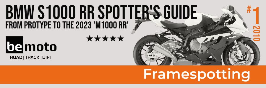 BeMoto Frame Spotting: S1000RR Model History Banner