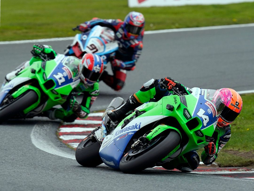 FS-3 Racing Kawasaki Lee Jackson Rory Skinner Oulton Park BSB British Superbikes