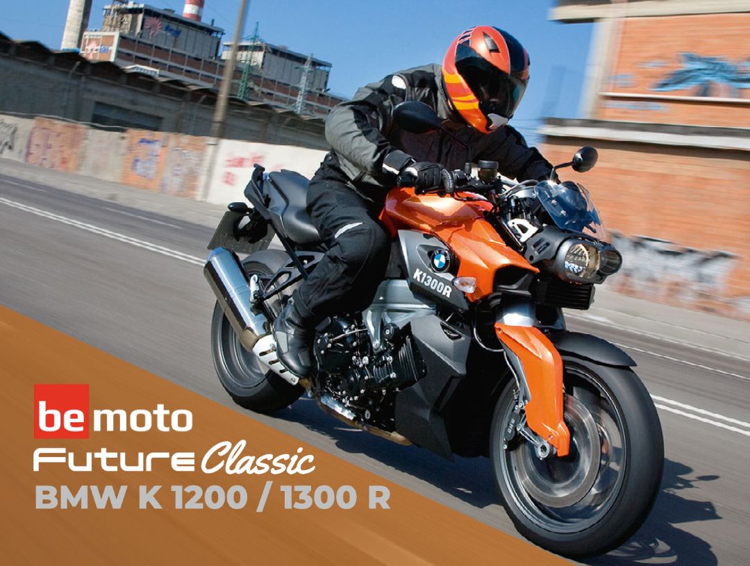 BMW K1300 R action orange 