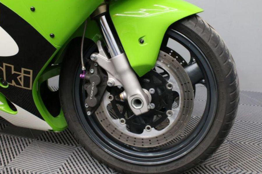 Front wheel of a motorcycle