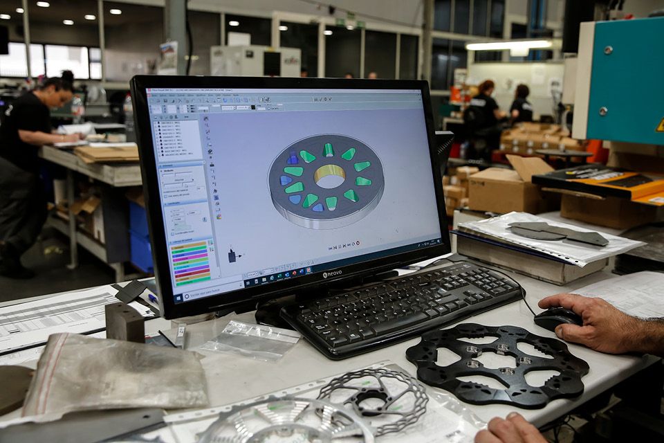 Galfer brake disc CAD drawing