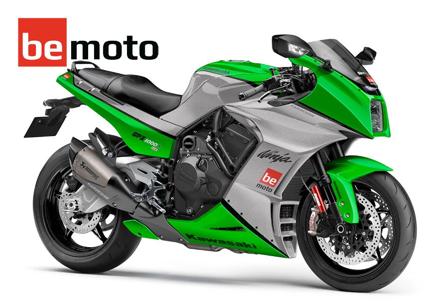 Kawasaki GPZ1000R Concept Bike Green