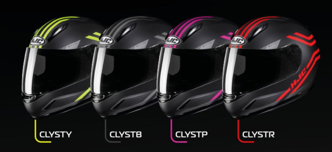 HJC CL-Y helmets in different colours