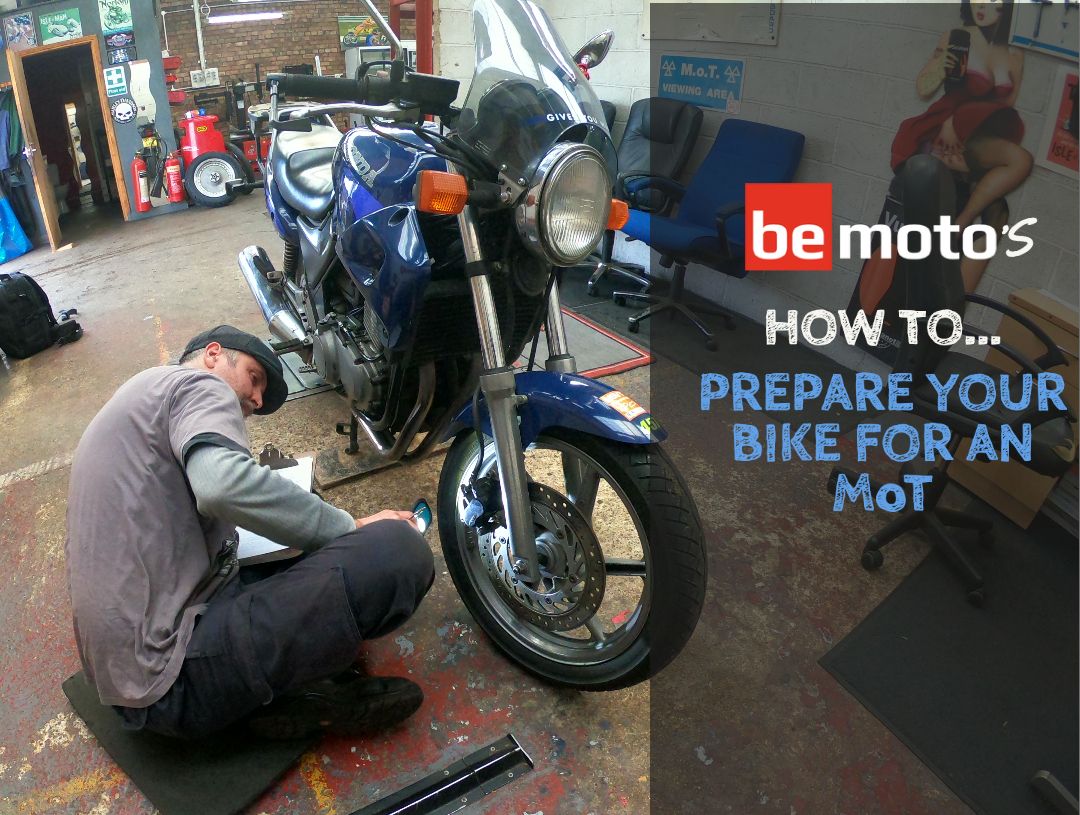 BeMoto guide to preparing for a motorcycle MoT