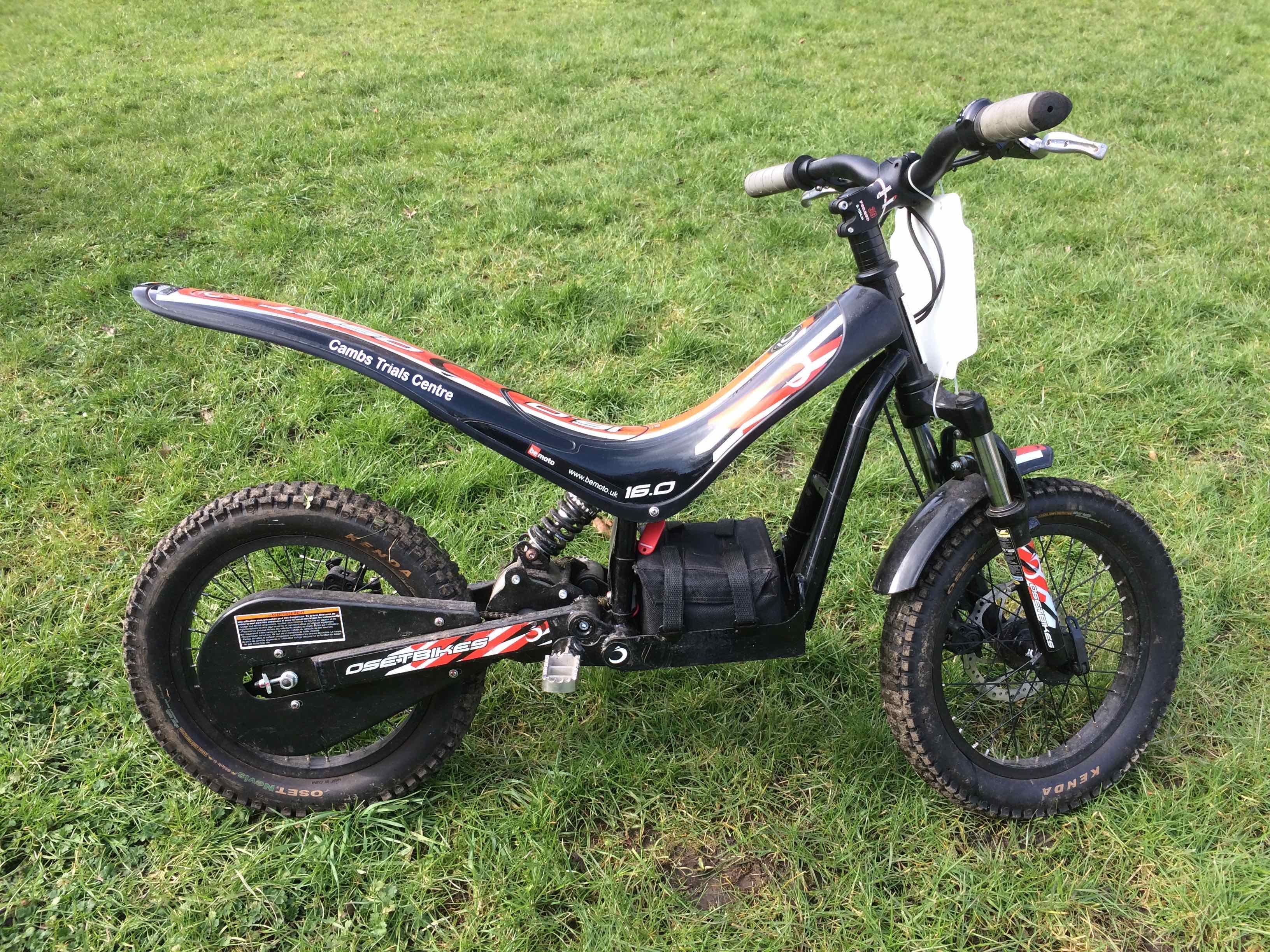 electric trials dirt bike