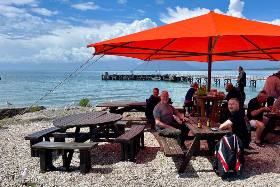 Stop off at Jackson Bay for Lunch on NZ South Island