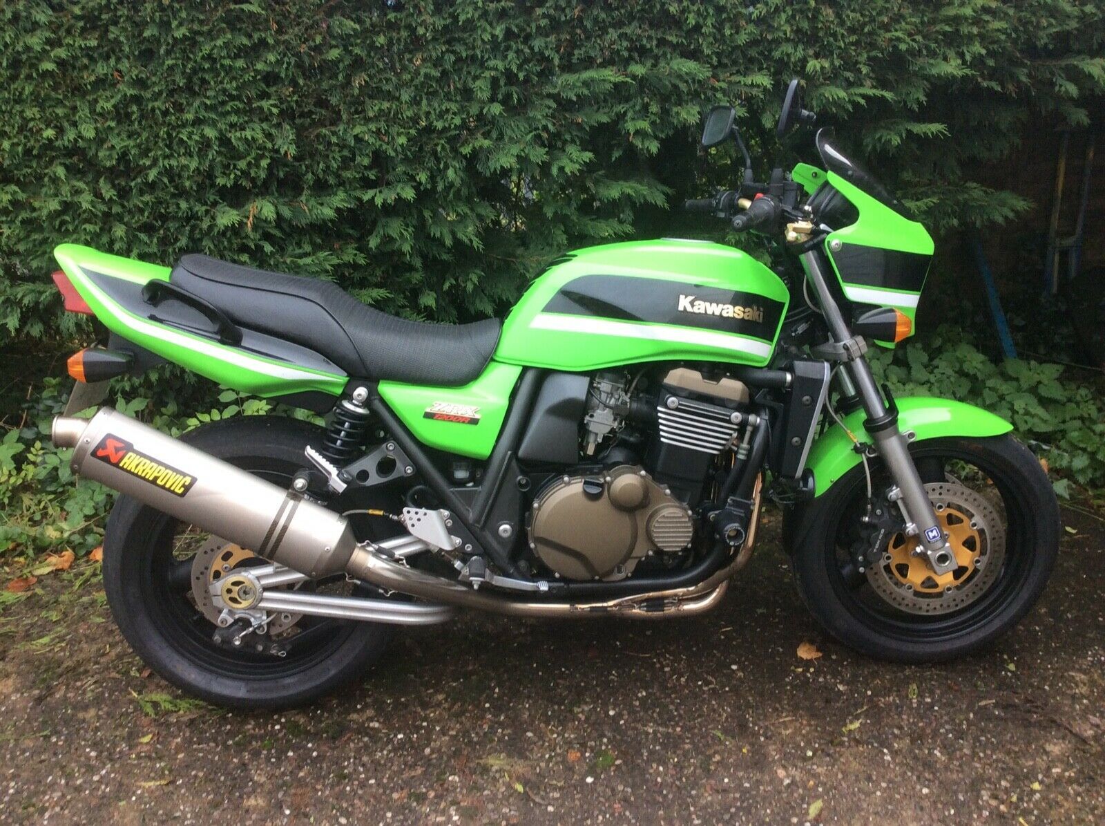 Kawasaki ZRX1200 side on static