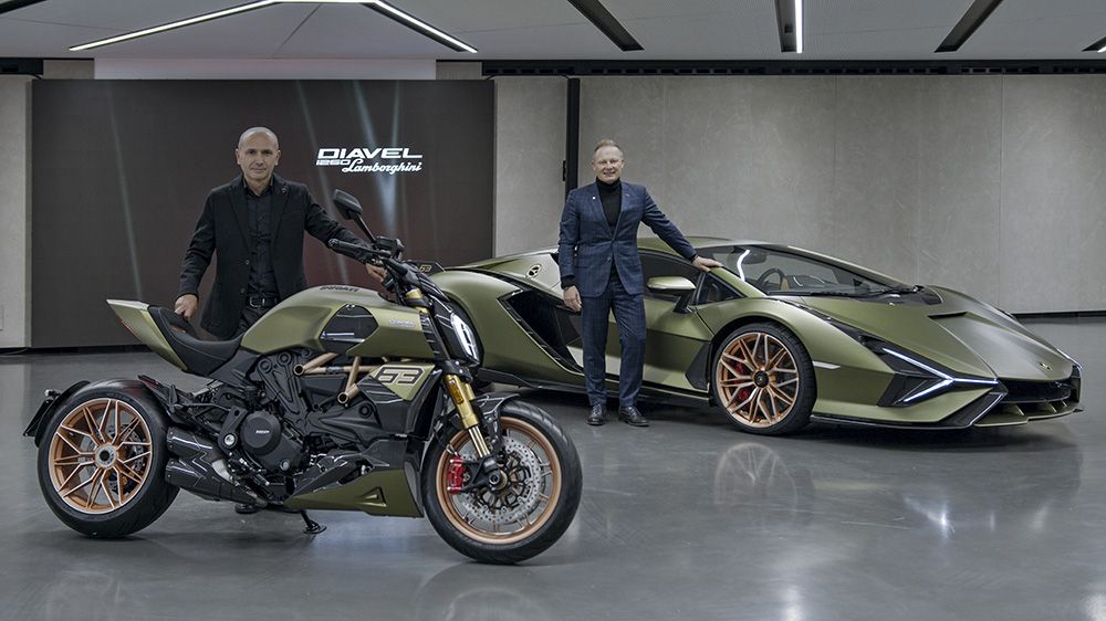 Designers of the Ducati Diavel 1260 Lamborghini