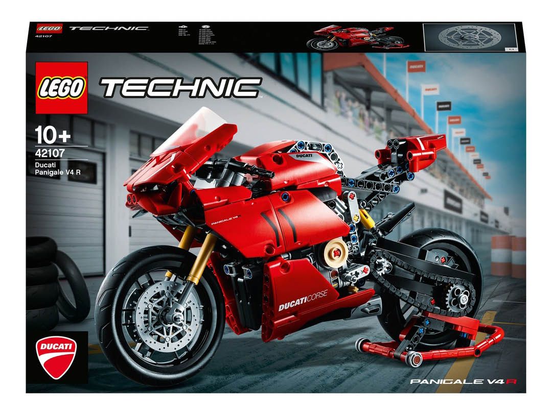 Lego 42107 Ducati Panigale V4 R box front 