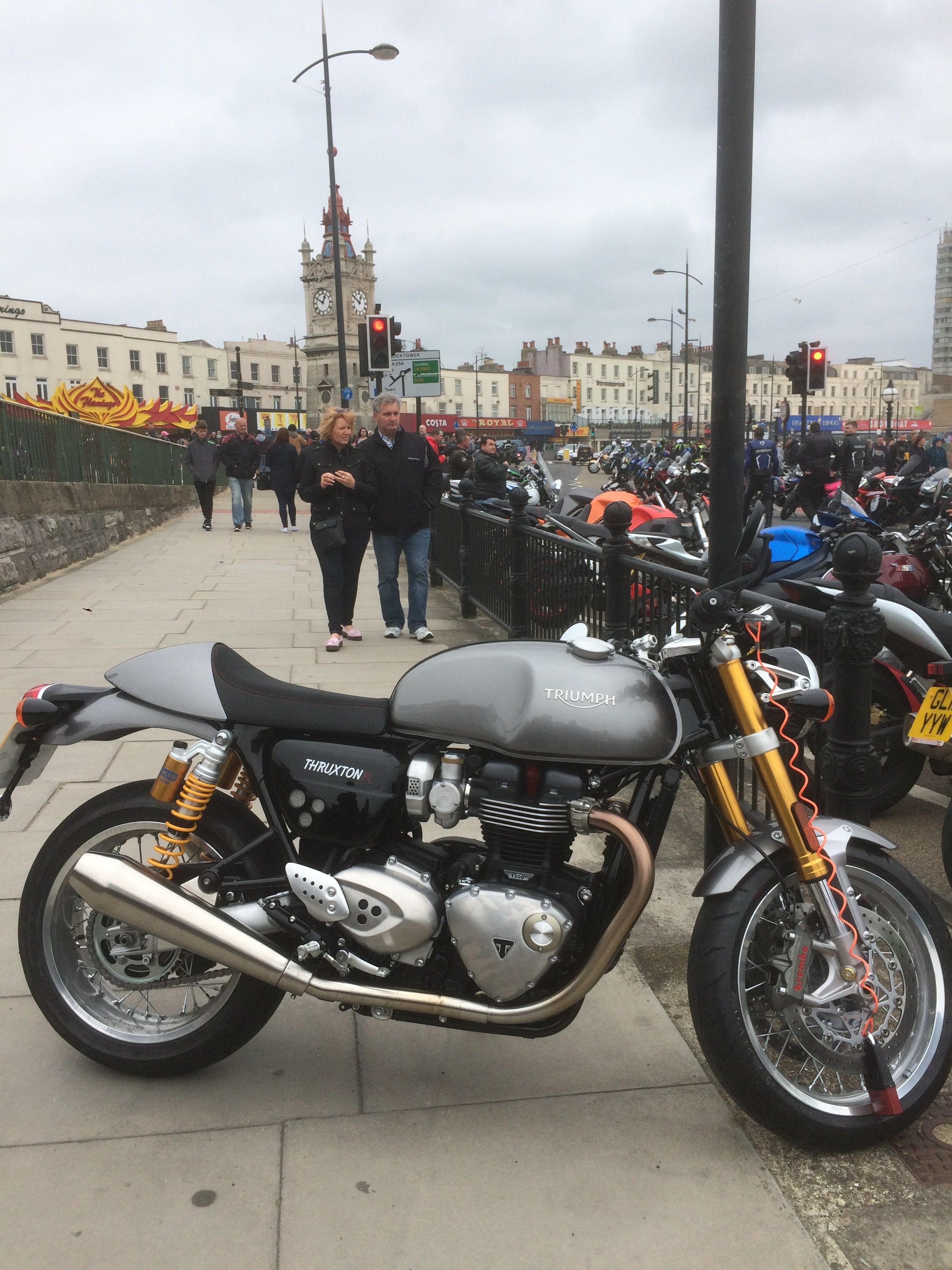 Triumph Thruxton at Margate Meltdown