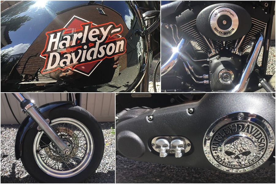 Harley Night Train up close images
