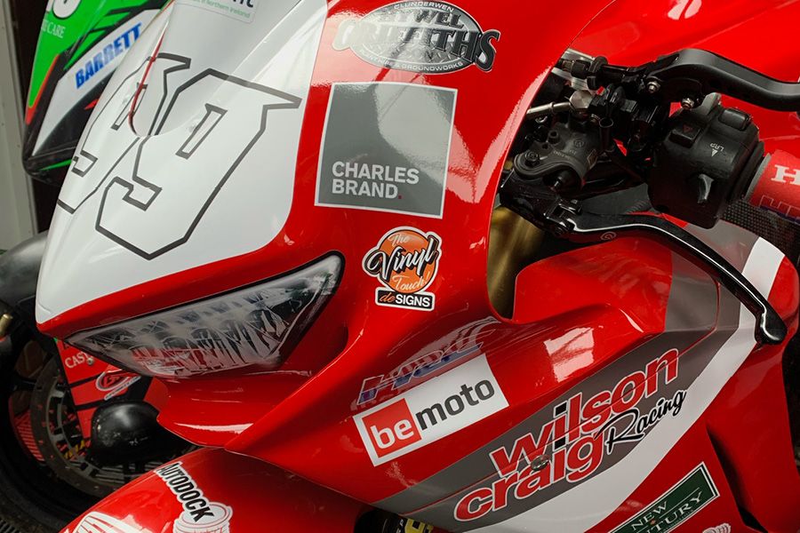 BeMoto Sponsored CBR600 of Jeremy McWilliams