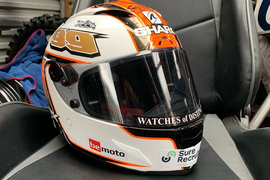 Jeremy McWilliams Race Helmet for North West 200 in 2023