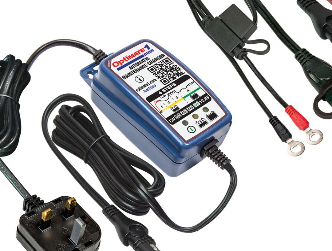 OptiMate 1 Duo motorcycle battery charger